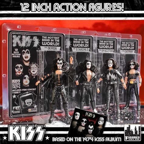 kiss figure set|12 inch kiss action figures.